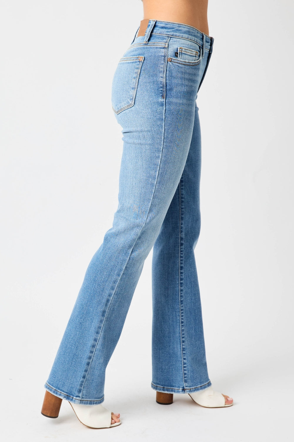 Judy Blue Full Size High Waist Straight Jeans - Corinne's Boutique