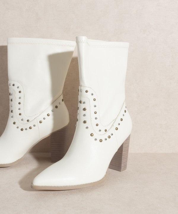 OASIS SOCIETY Paris - Studded Boots - Corinne's Boutique