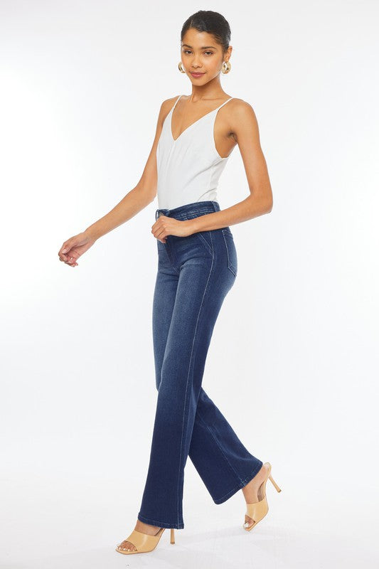 High Rise Slim Flare Jean KanCan - Corinne's Boutique