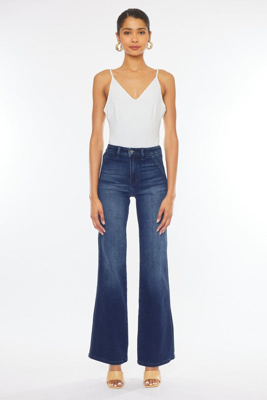 High Rise Slim Flare Jean KanCan - Corinne's Boutique