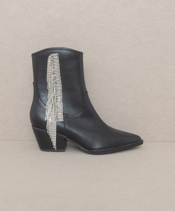 OASIS SOCIETY Rowan - Rhinestone Fringe Boot - Corinne's Boutique