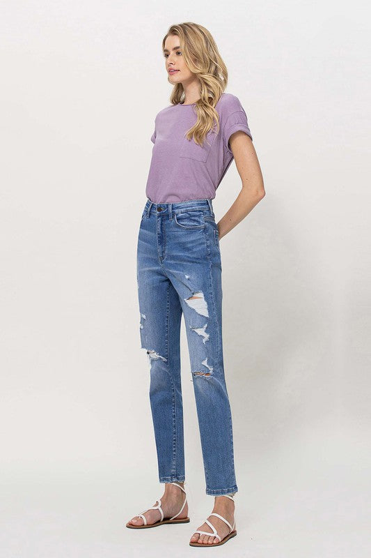 STRETCH MOM JEANS BY FLYING MONKEY JEANS - Corinne's Boutique