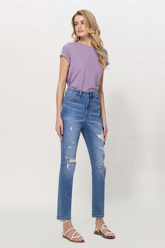 STRETCH MOM JEANS BY FLYING MONKEY JEANS - Corinne's Boutique