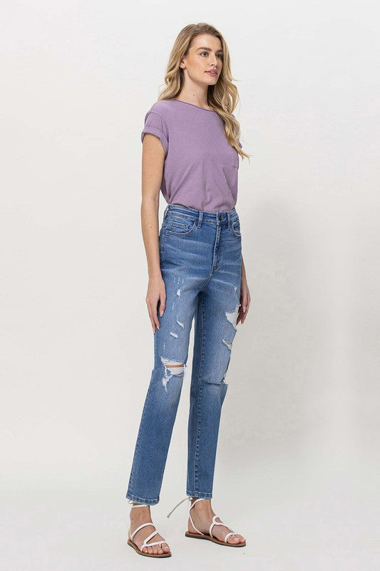 STRETCH MOM JEANS BY FLYING MONKEY JEANS - Corinne's Boutique