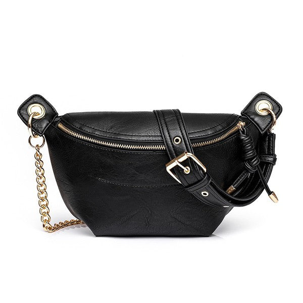 Luxe Convertible Sling Belt Bum Bag - Corinne's Boutique