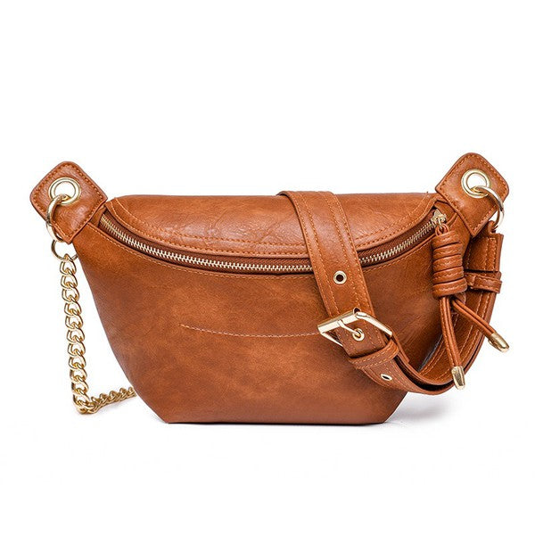 Luxe Convertible Sling Belt Bum Bag - Corinne's Boutique