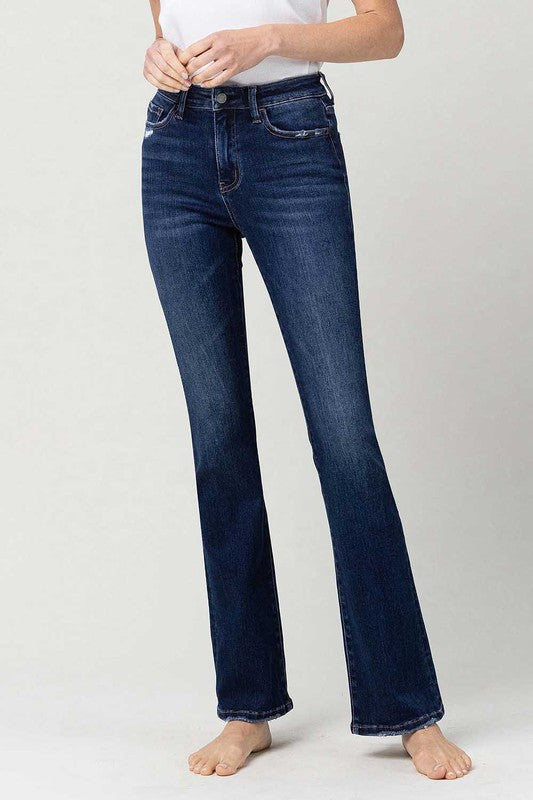 High Rise Slim Bootcut Jeans VERVET by Flying Monkey Jeans - Corinne's Boutique