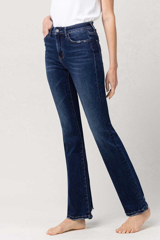 High Rise Slim Bootcut Jeans VERVET by Flying Monkey Jeans - Corinne's Boutique