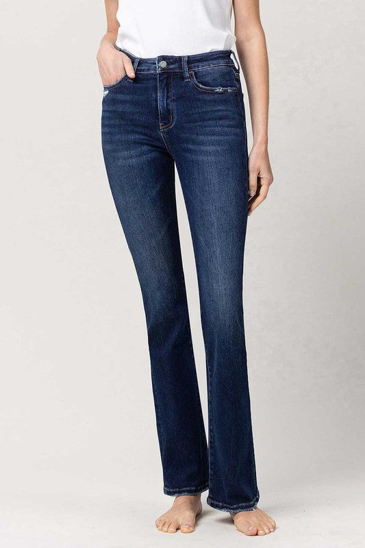 High Rise Slim Bootcut Jeans VERVET by Flying Monkey Jeans - Corinne's Boutique