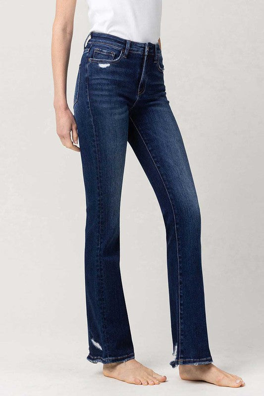 High Rise Slim Bootcut Jeans VERVET by Flying Monkey Jeans - Corinne's Boutique