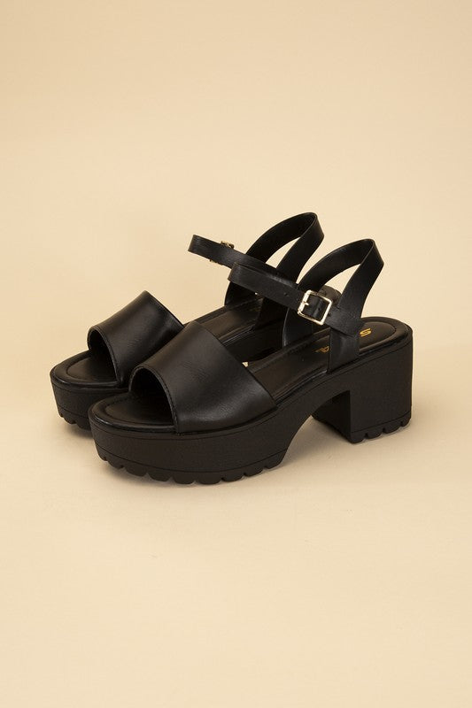 STACIE Platform Sandals - Corinne's Boutique