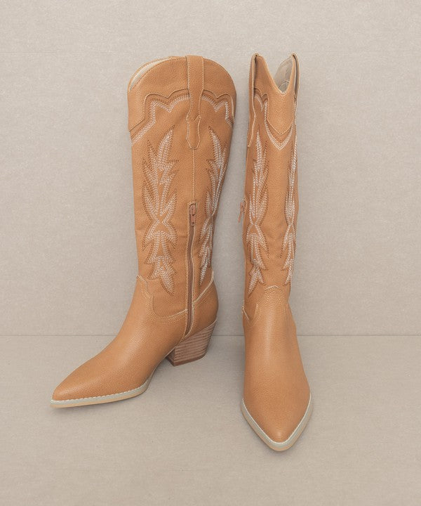 OASIS SOCIETY Ainsley - Embroidered Cowboy Boot - Corinne's Boutique