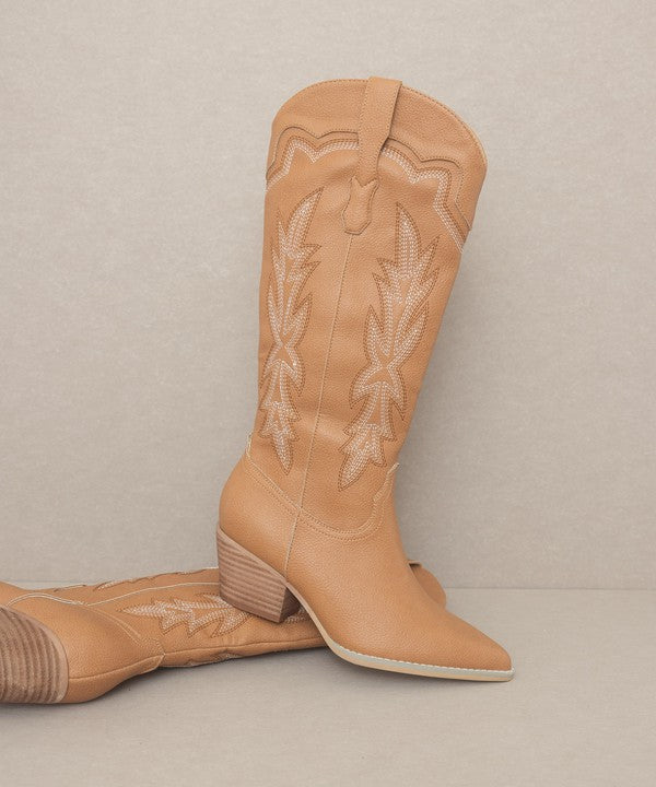 OASIS SOCIETY Ainsley - Embroidered Cowboy Boot - Corinne's Boutique