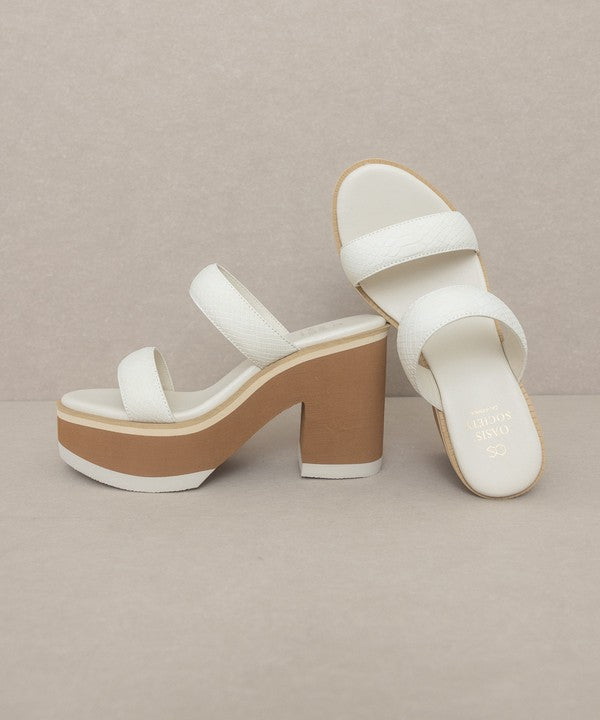 OASIS SOCIETY Daphne - Chunky Heeled Sandal - Corinne's Boutique