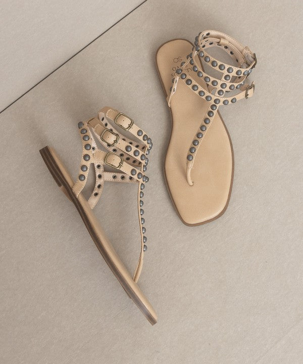 Oasis Society Oaklyn - Studded Gladiator Sandal - Corinne's Boutique