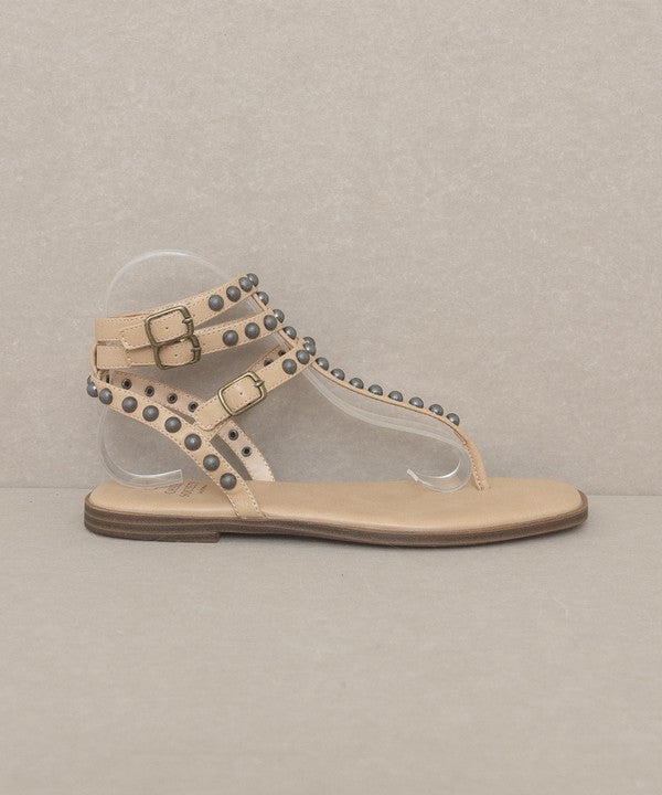 Oasis Society Oaklyn - Studded Gladiator Sandal - Corinne's Boutique