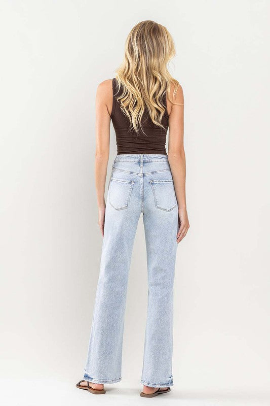 90s Vintage Super High Rise Flare Jeans by FLYING MONKEY JEANS