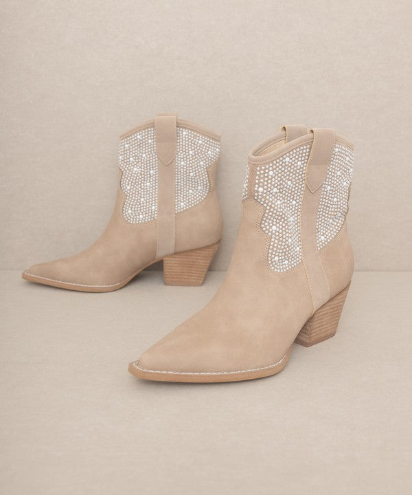 OASIS SOCIETY Cannes - Pearl Studded Western Boots - Corinne's Boutique