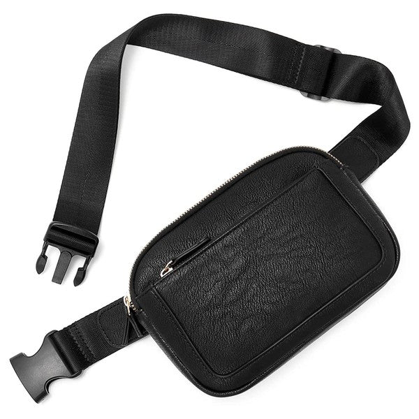 Presly Vegan Leather Everywhere Sling Belt Bag - Corinne's Boutique