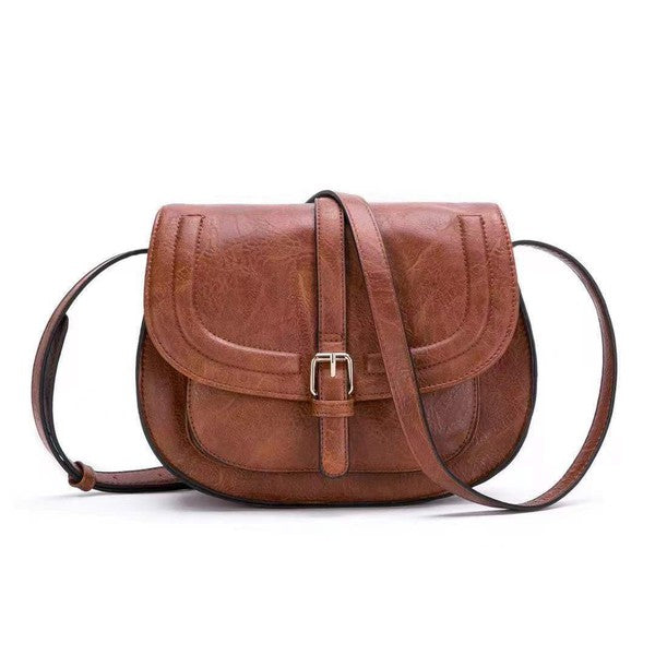 Blair Foldover Buckle Crossbody - Corinne's Boutique