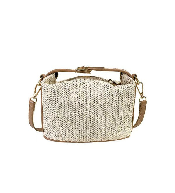 Imani Crochet Top Handle Crossbody - Corinne's Boutique