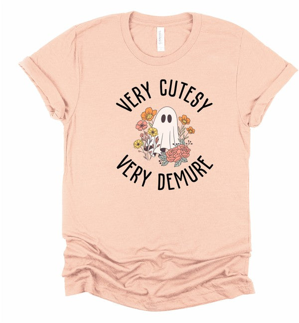 PLUS SIZE Very Cutesy Very Demure Graphic Tee