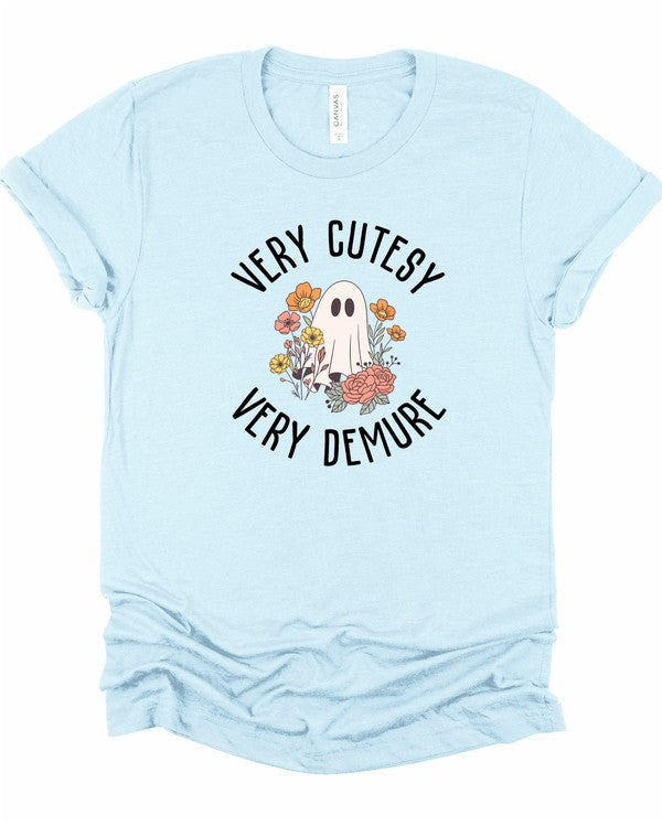 PLUS SIZE Very Cutesy Very Demure Graphic Tee