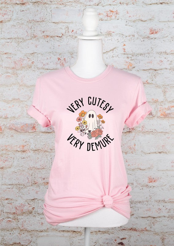 PLUS SIZE Very Cutesy Very Demure Graphic Tee