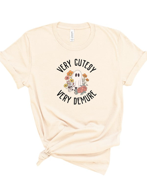 PLUS SIZE Very Cutesy Very Demure Graphic Tee