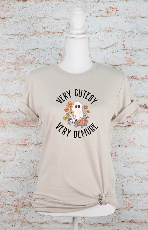 PLUS SIZE Very Cutesy Very Demure Graphic Tee