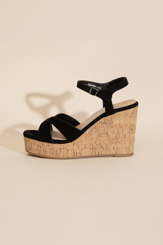 SEDONA WEDGE HEEL SANDALS - Corinne's Boutique