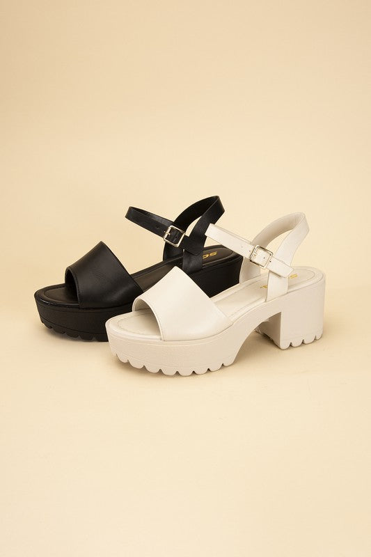 STACIE Platform Sandals - Corinne's Boutique