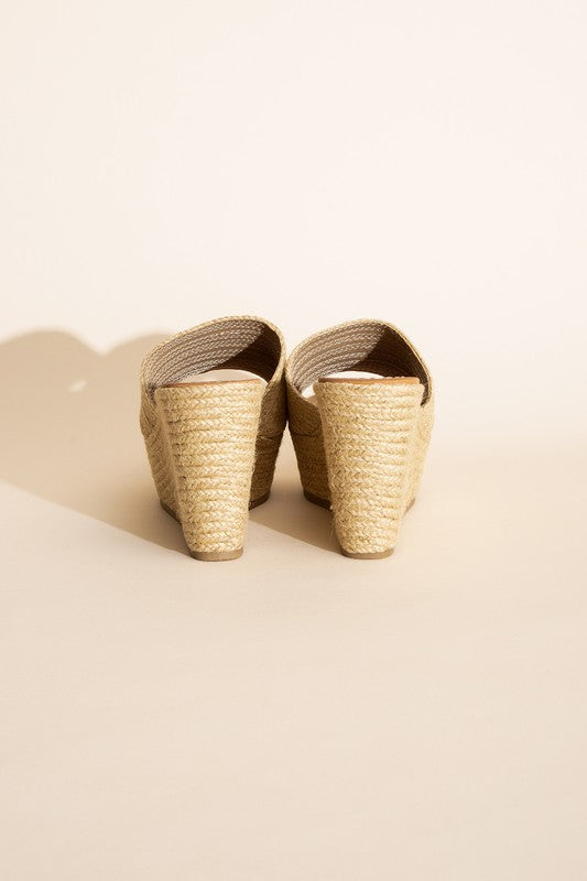 BOUNTY JUTE PLATFORM WEDGES - Corinne's Boutique