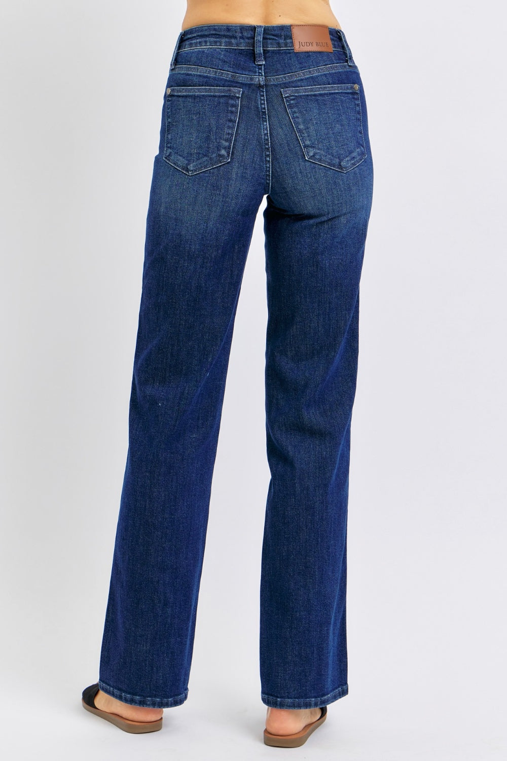 Judy Blue Full Size Tummy Control Straight Jeans - Corinne's Boutique