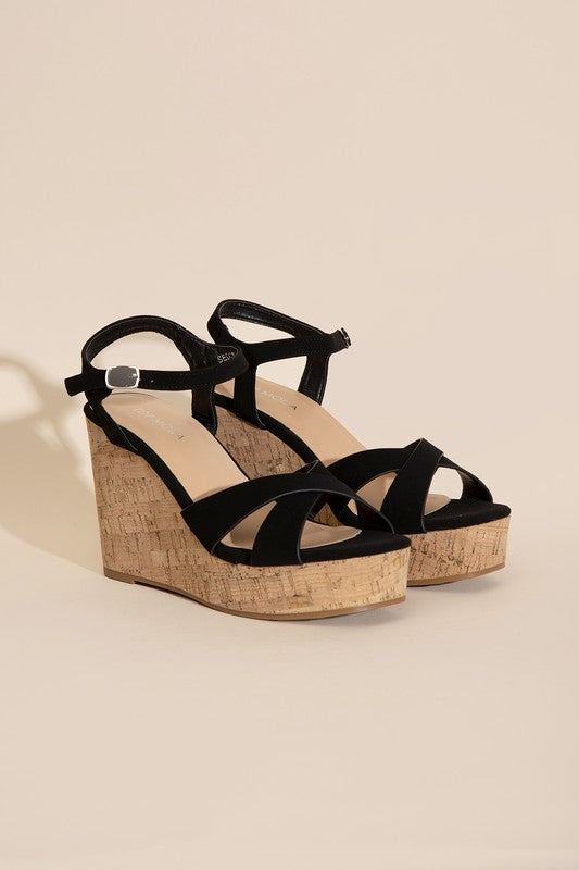 SEDONA WEDGE HEEL SANDALS - Corinne's Boutique