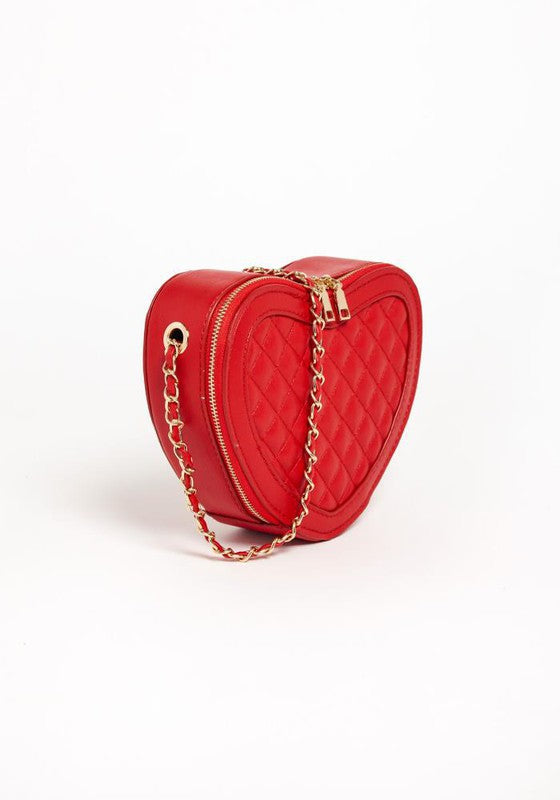 HEART SHAPED CROSSBODY BAG - Corinne's Boutique