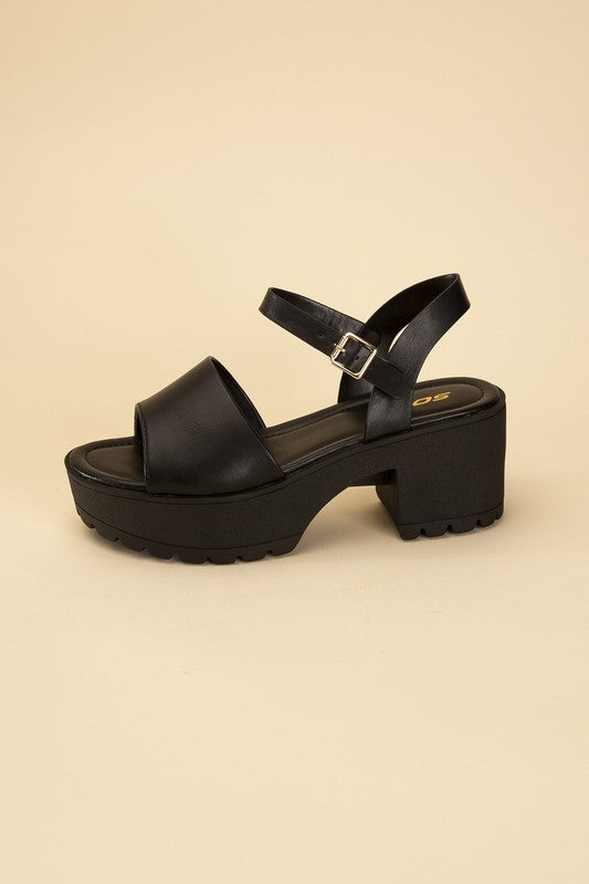 STACIE Platform Sandals - Corinne's Boutique