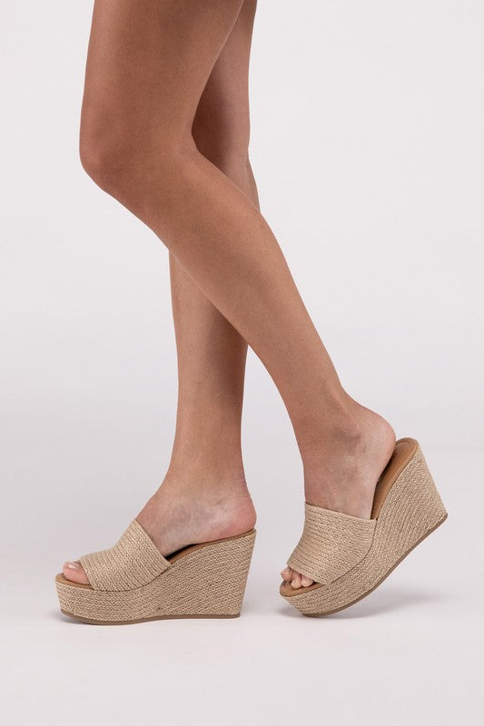 BOUNTY JUTE PLATFORM WEDGES - Corinne's Boutique