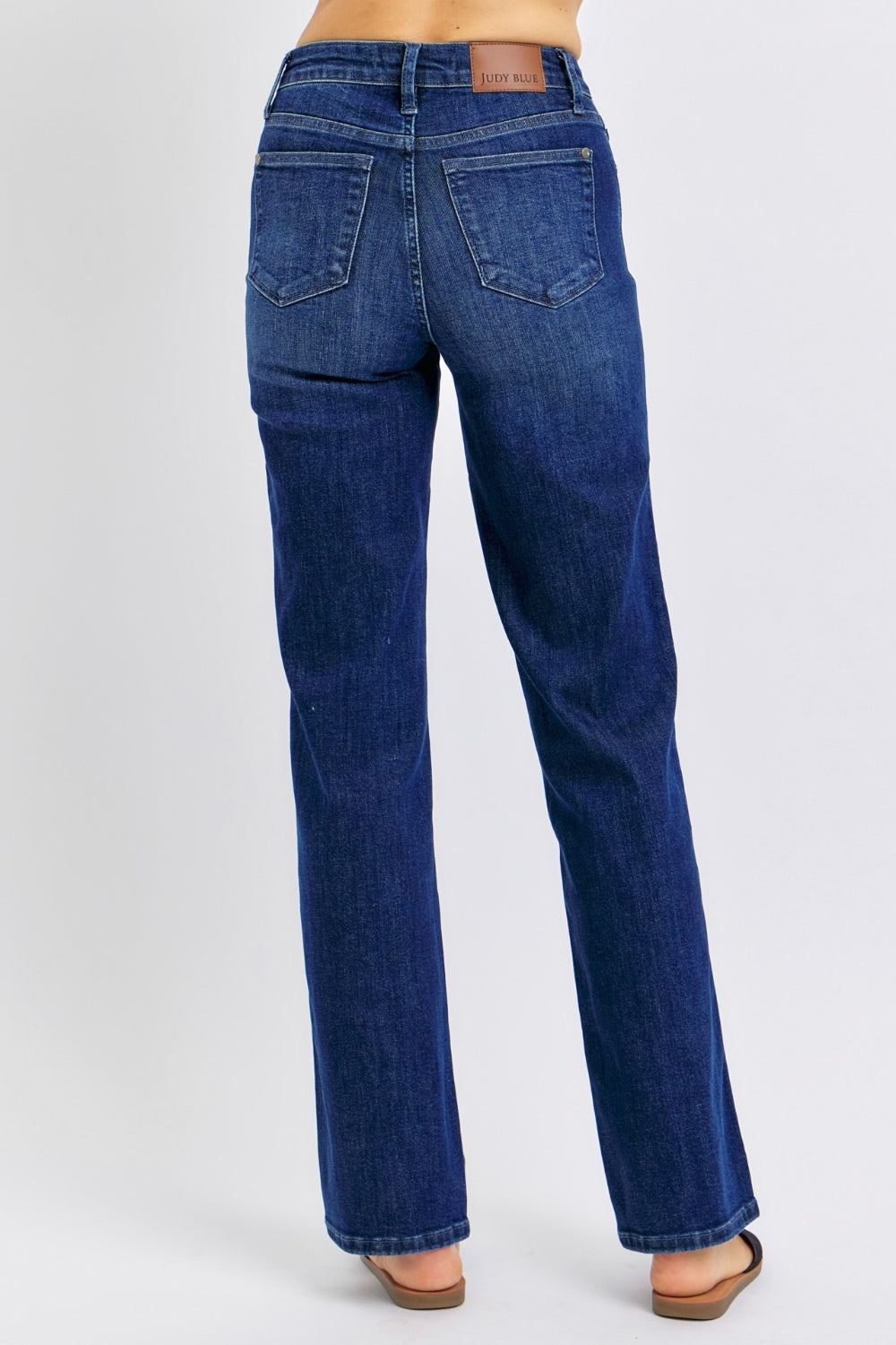 Judy Blue Full Size Tummy Control Straight Jeans - Corinne's Boutique