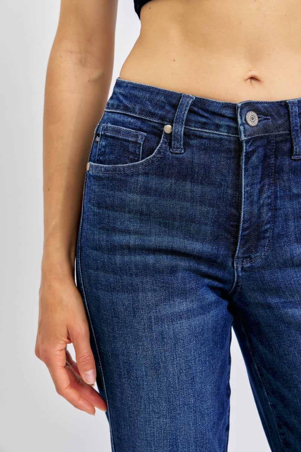 Judy Blue Full Size Tummy Control Straight Jeans - Corinne's Boutique