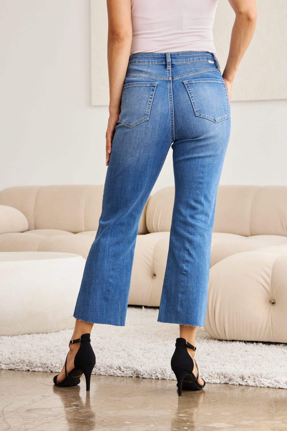 RFM Full Size Tummy Control High Waist Jeans - Corinne's Boutique