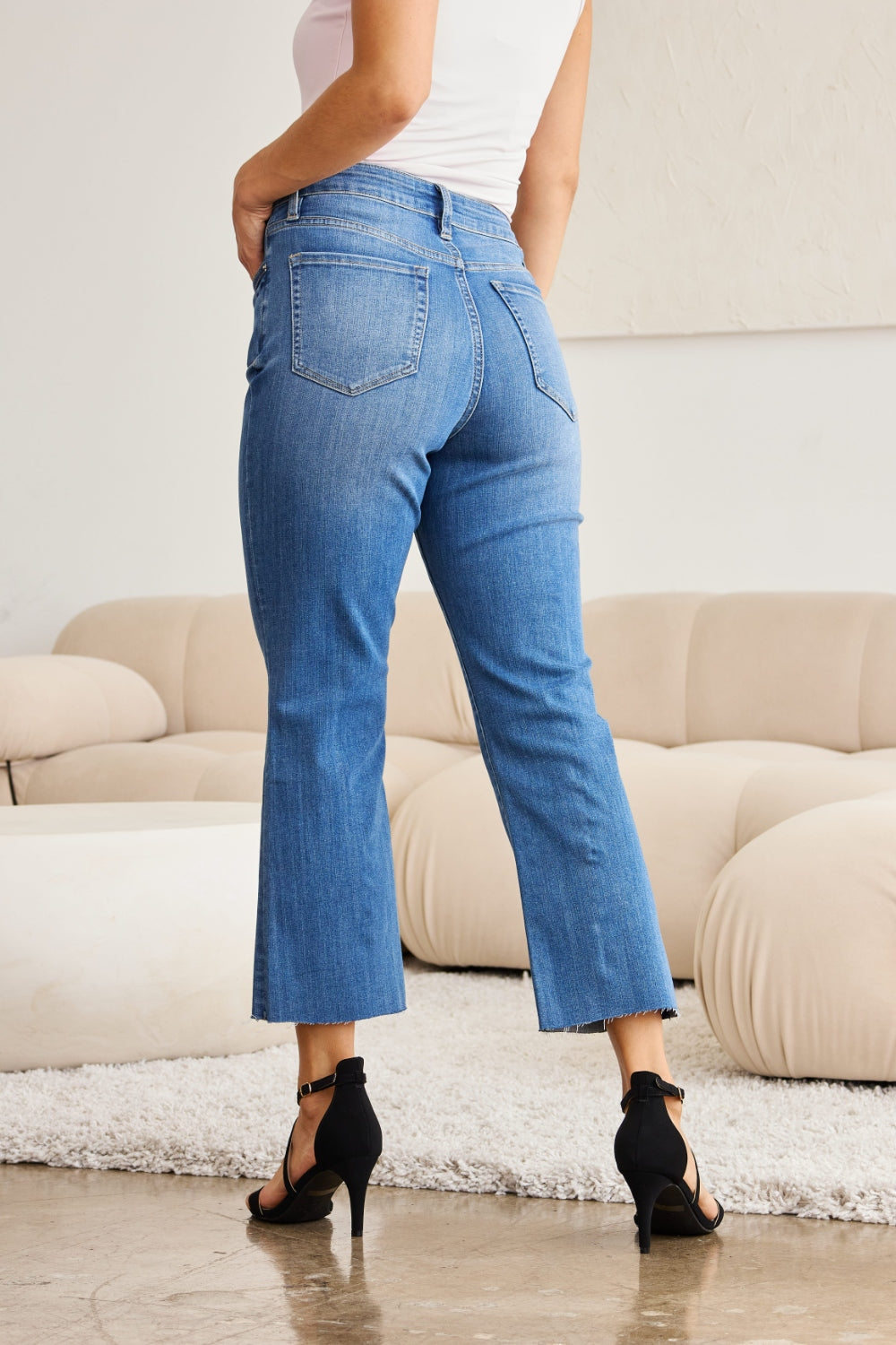 RFM Full Size Tummy Control High Waist Jeans - Corinne's Boutique