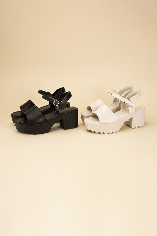 STACIE Platform Sandals - Corinne's Boutique