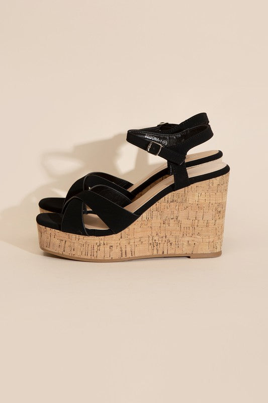 SEDONA WEDGE HEEL SANDALS - Corinne's Boutique