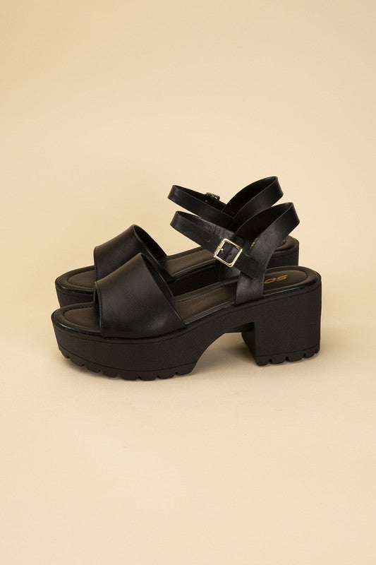 STACIE Platform Sandals - Corinne's Boutique