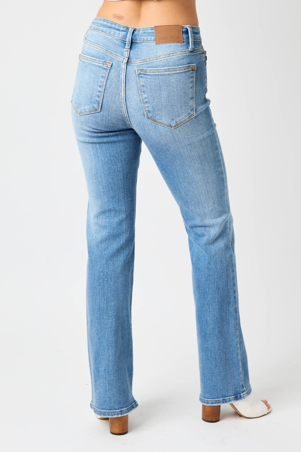 Judy Blue Full Size High Waist Straight Jeans - Corinne's Boutique