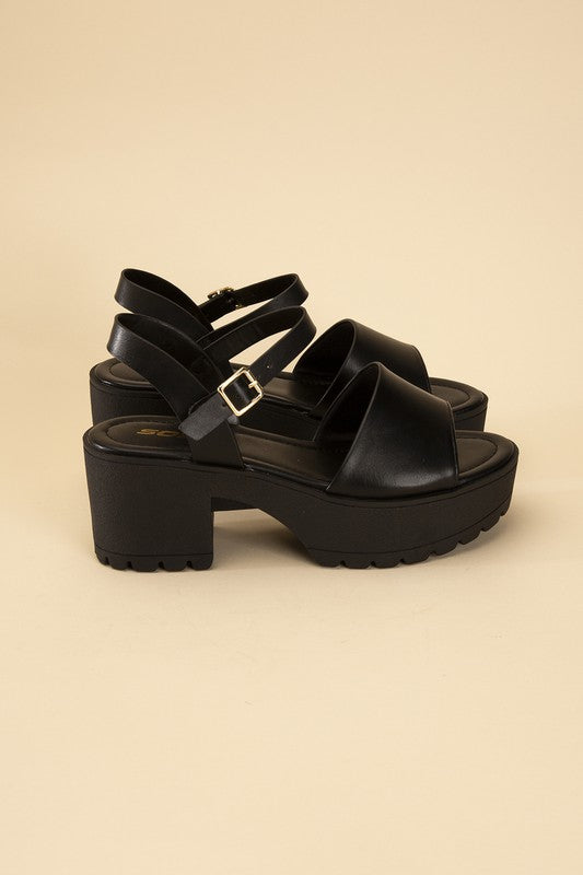 STACIE Platform Sandals - Corinne's Boutique