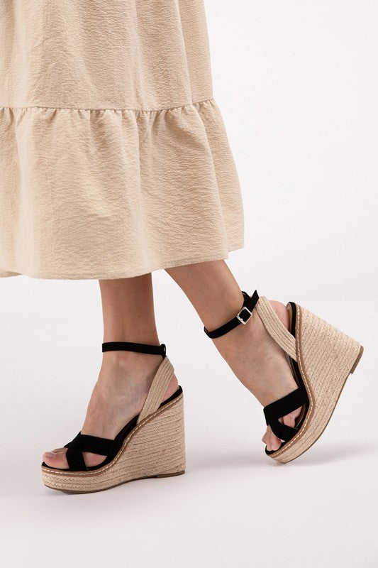 Basset Espadrille Wedge Sandal - Corinne's Boutique