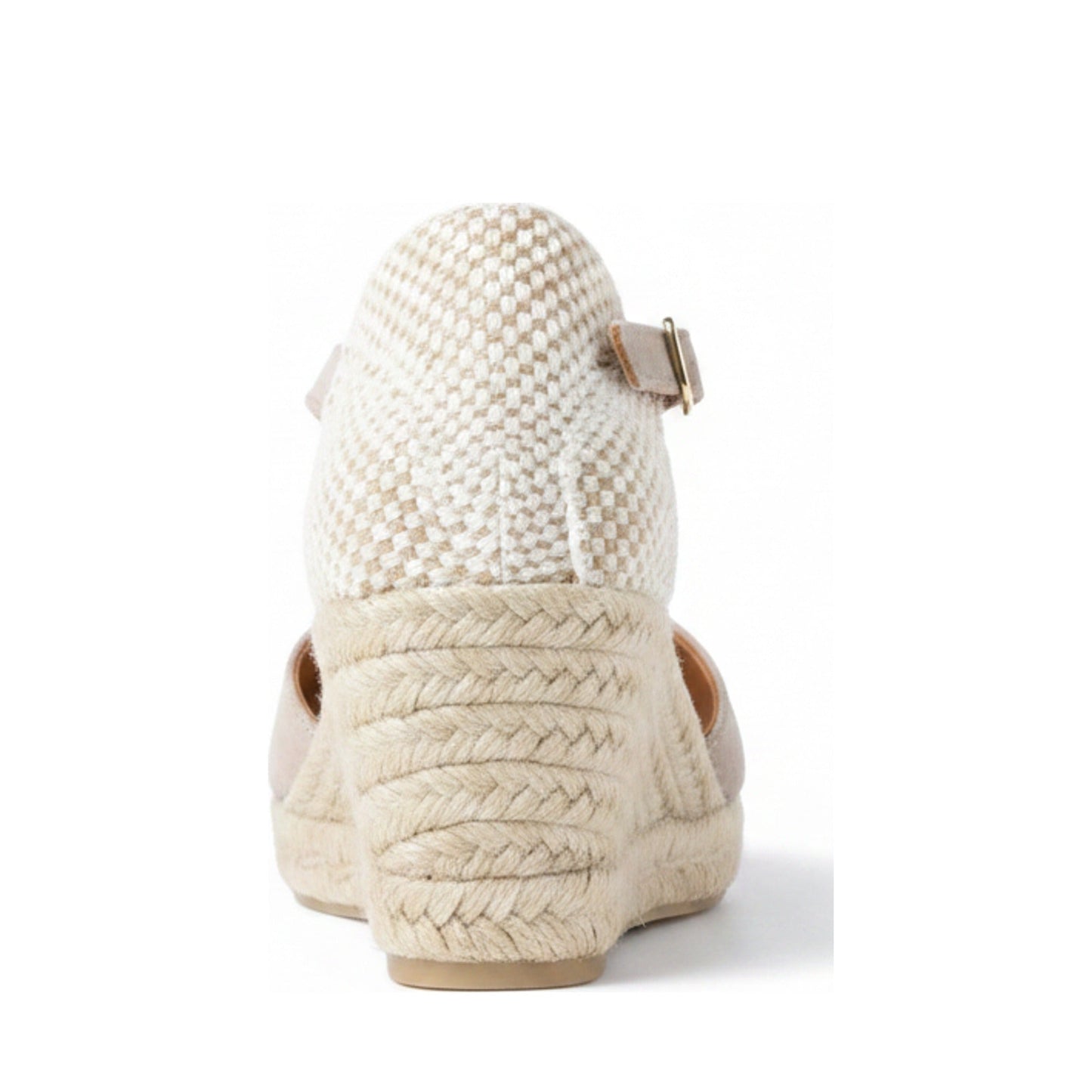 Jimena Mid Strap Taupe Sandal