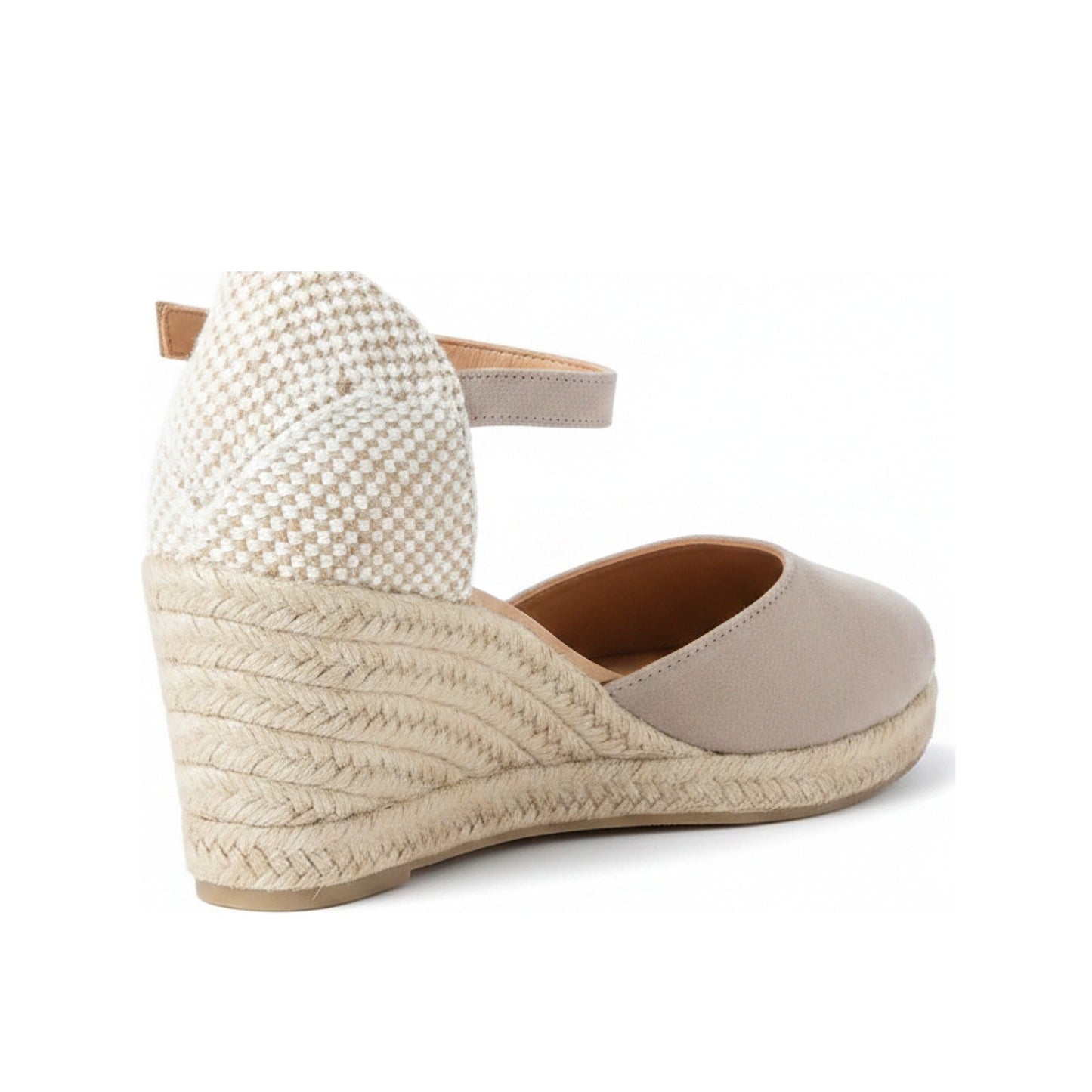 Jimena Mid Strap Taupe Sandal